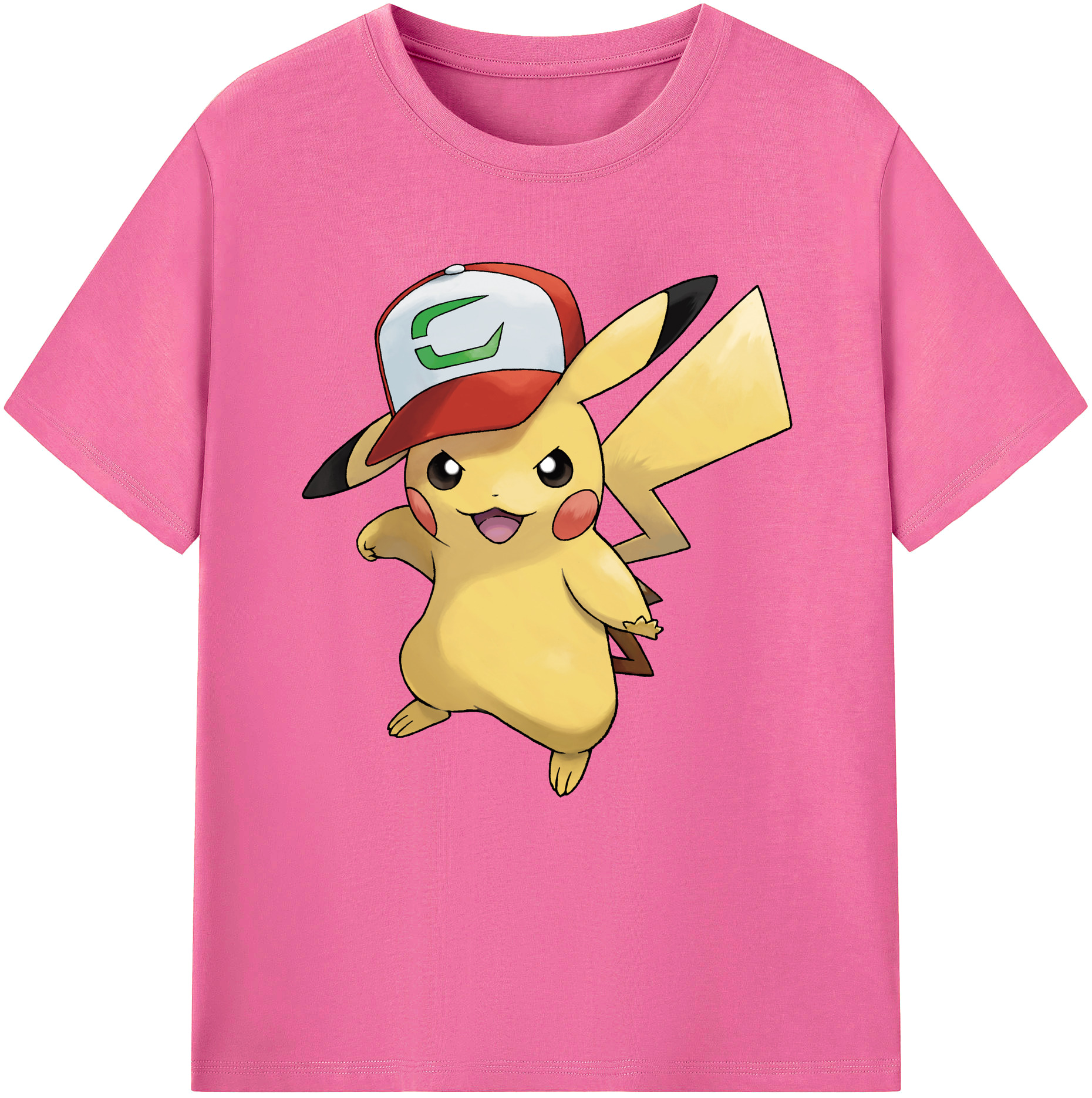 （画像用） ポケットモンスター Pokémon レディースカジュアルプリントTシャツ（綿100％）